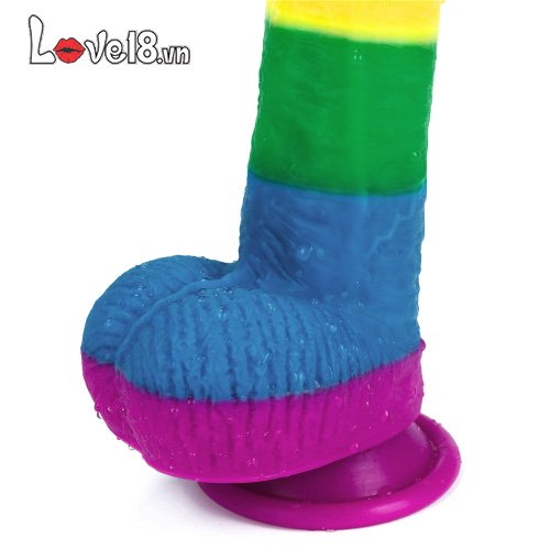 Dương vật giả silicon đa sắc Lovetoy Prider nhiều size 7.5-9 inch cao cấp