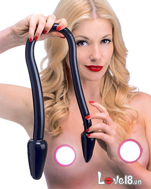 Dương Vật Giả Đen 2 Đầu Đồng Tính Nữ Massage Điểm G