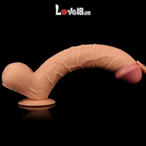 Lovetoy King Sized 12 inch dương vật giả gắn tường siêu thực