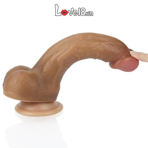 Dương vật giả Lovetoy 8 inch siêu mềm mịn kích thích điểm G