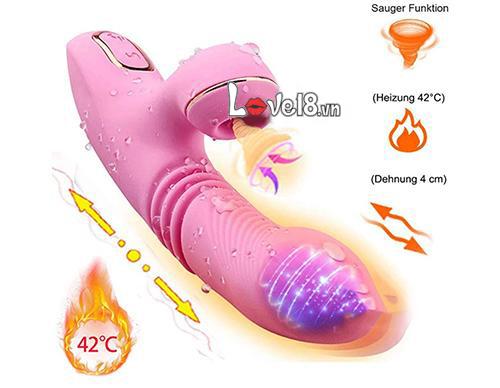 Dương vật giả rung thụt đa năng Olivia cho nữ nhiều chế độ