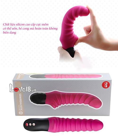 Dương vật giả Fun Stronic Drei rung thụt kích thích điểm G, tuyến tiền liệt an toàn cao cấp