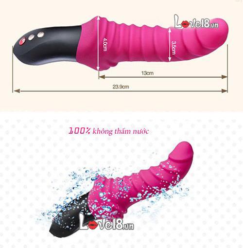 Dương vật giả Fun Stronic Drei rung thụt kích thích điểm G, tuyến tiền liệt an toàn cao cấp