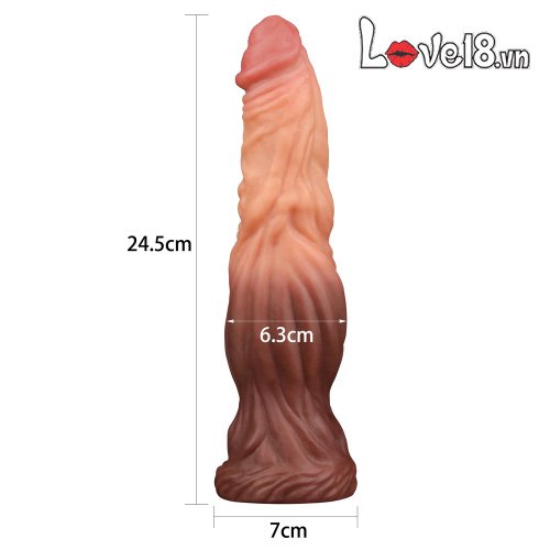 Dương Vật Giả Silicone Mềm Mại 2 Thớ Kích Thích Cực Đã