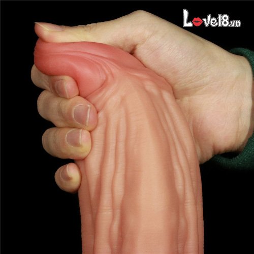 Dương vật giả silicon 2 lớp King Sized Lovetoy Nature Cock