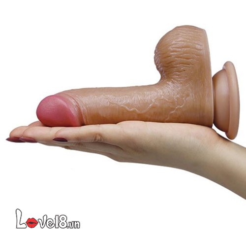 Dương vật giả silicone 2 lớp Lovetoy Nature Cock Luca mềm mại