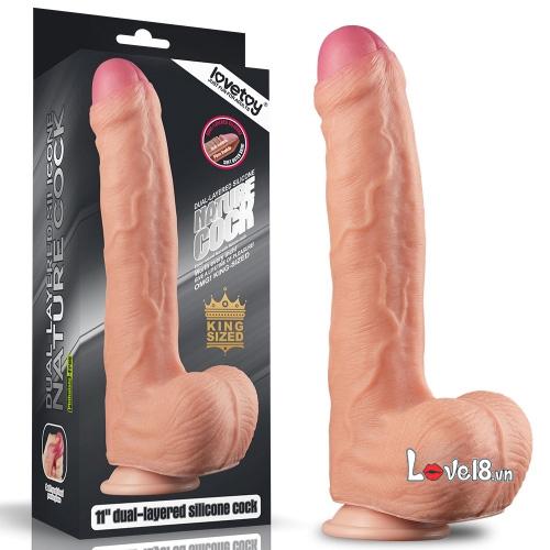 Dương vật gắn tường Lovetoy Nature Cock 11 inch siêu bự hàng cao cấp