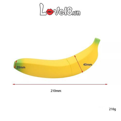 Dương vật ngụy trang chuối vàng silicon cao cấp kín đáo thoải mái dễ dùng