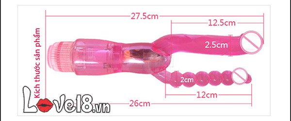 Dương Vật Rung 2 Nhánh Double Pleasure Kích Thích Sung Sướng
