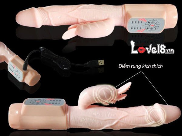 Máy rung ngoáy tỏa nhiệt dương vật kích thích mạnh mẽ