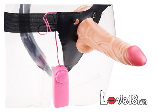 Cung cấp Dương vật rỗng ruột dây đeo có rung nhập khẩu