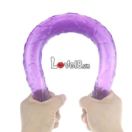 Dương vật silicon 2 đầu mềm dài siêu kích thích sextoy đồng tính