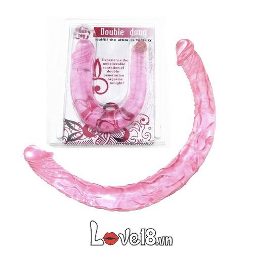 Dương vật silicon 2 đầu mềm dài siêu kích thích sextoy đồng tính
