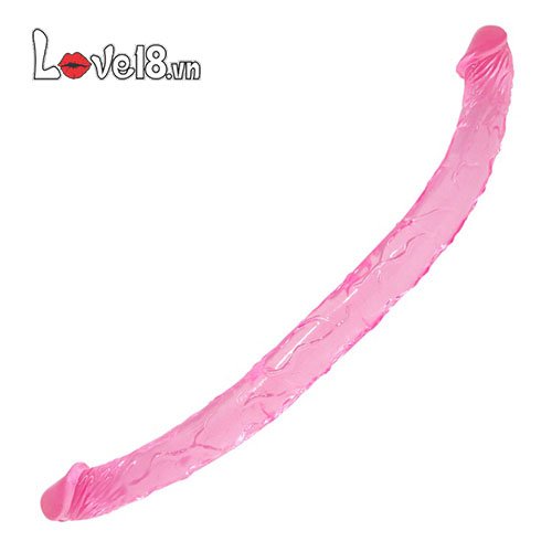 Dương vật silicon 2 đầu mềm dài siêu kích thích sextoy đồng tính