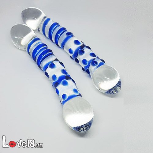 Dương vật thủy tinh chấm bi siêu đẹp kích thích mạnh mẽ