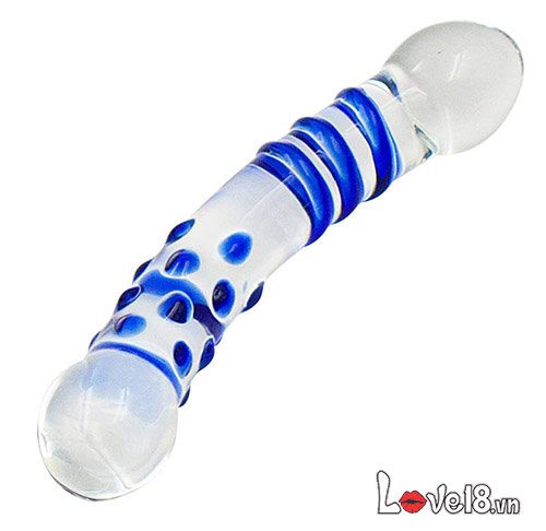 Dương vật thủy tinh chấm bi siêu đẹp kích thích mạnh mẽ