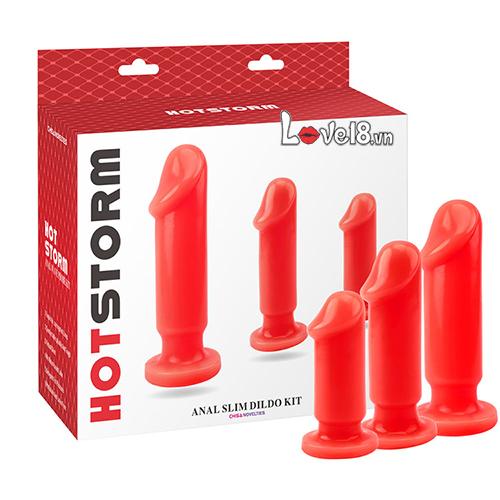 Bộ 3 Dương Vật Silicon Hot Storm Kích Thích Hậu Môn Cực Mạnh