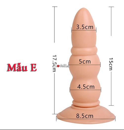 Butt Plug Hít Tường Siêu Lớn Đầy Đặn Kích Thích Cực Mạnh