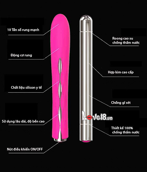 Thanh Rung Đa Tần Vỏ Silicon Nalone CiCi Chất Lượng Cao Giá Tốt