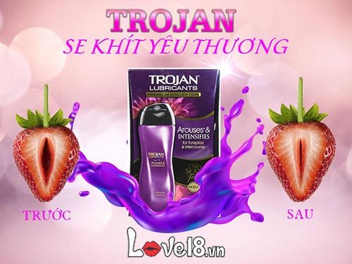 Gel se khít âm đạo Trojan tăng khoái cảm co bóp tự nhiên
