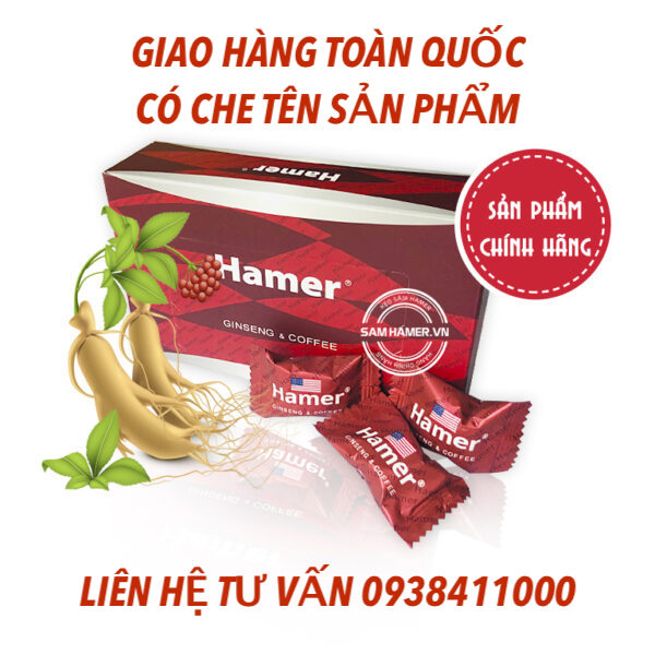 Thuốc cường dương Hamer USA kẹo sâm tăng sinh lực bền bỉ