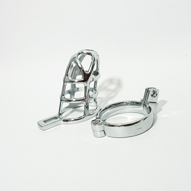 Khóa dương vật thép không gỉ chống tháo an toàn kích thích