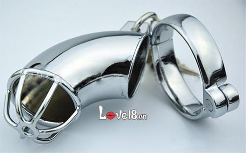 Khóa Dương Vật Inox Chống Gỉ Bạo Dâm Kích Thích Ham Muốn
