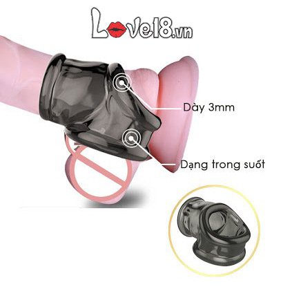 Khóa dương vật silicon kéo dài quan hệ tăng khoái cảm nam