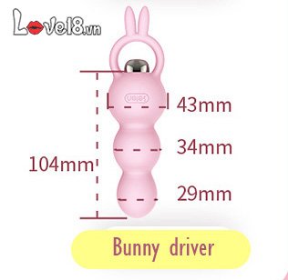 Dụng cụ rung hậu môn Tai Thỏ Leten chất lượng cao kích thích