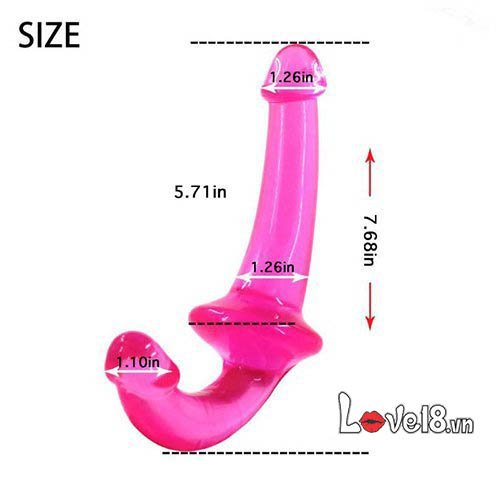 Dương vật 2 đầu silicon cho đôi les mềm mịn độc đáo