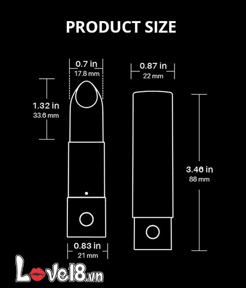 Lovense Exomoon máy rung thỏi son điều khiển app trải nghiệm đỉnh