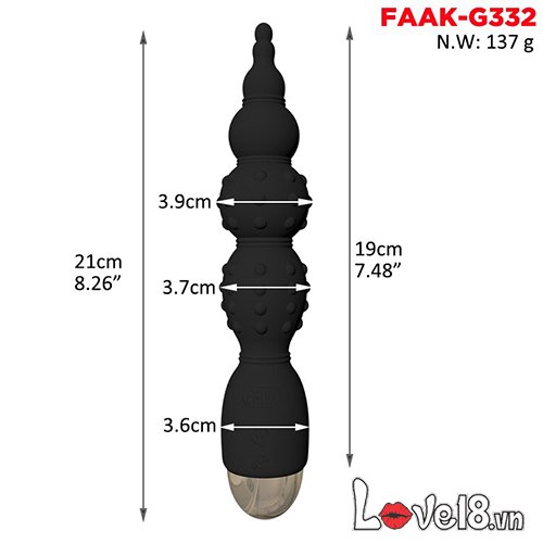 Máy massage FAAK Beabs kích thích hậu môn siêu mạnh, giá tốt