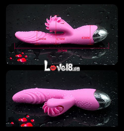 Máy Rung Xoay Tỏa Nhiệt Dibe DC66Q Kích Thích Điểm G Âm Vật