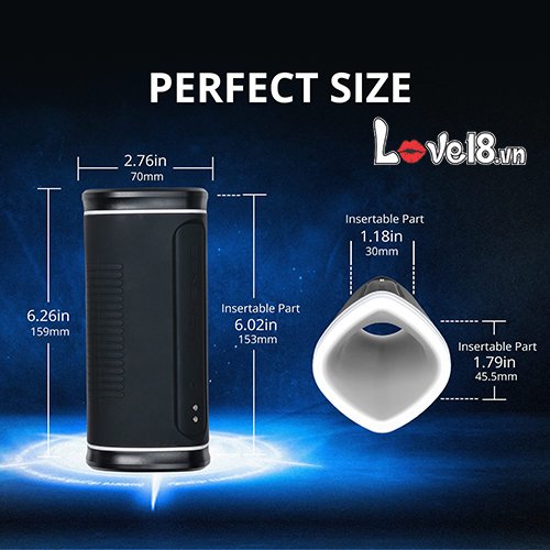 Máy thủ dâm Lovense Calor chuẩn công nghệ điều khiển app tiện lợi kích thích đỉnh điểm