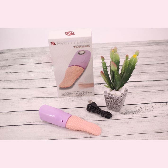 Lưỡi bi rung liếm âm đạo Pretty Love Tongue, hưng phấn nhanh