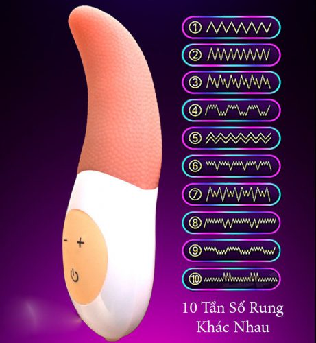 Lưỡi liếm âm đạo 2 trứng rung cao cấp, siêu kích thích