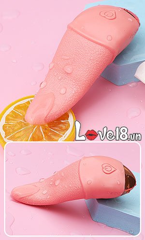 Lưỡi liếm rung JIUAI 18 chế độ sưởi ấm WOW kích thích
