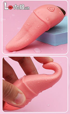 Lưỡi liếm rung JIUAI 18 chế độ sưởi ấm WOW kích thích
