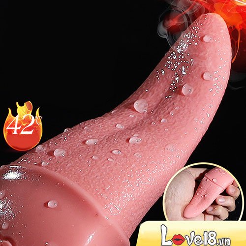 Lưỡi liếm rung JIUAI 18 chế độ sưởi ấm WOW kích thích