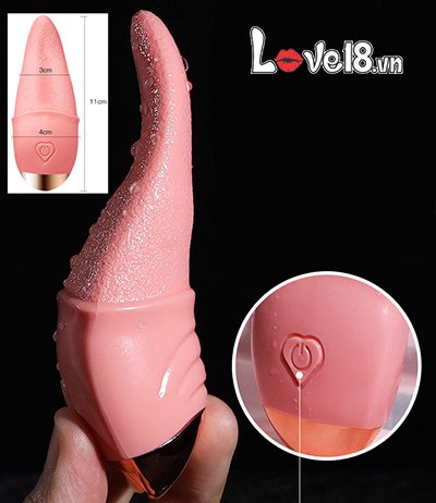 Lưỡi liếm rung JIUAI 18 chế độ sưởi ấm WOW kích thích
