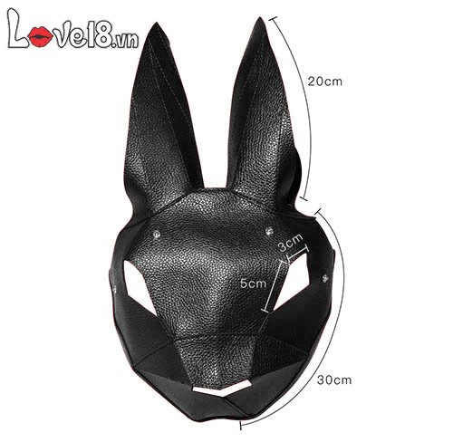 Mặt nạ thỏ đen cosplay bạo dâm quyến rũ kích thích mua ngay