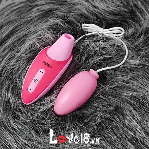 Máy bú mút trứng rung Leten đa năng cho nữ kích thích điểm G liếm âm