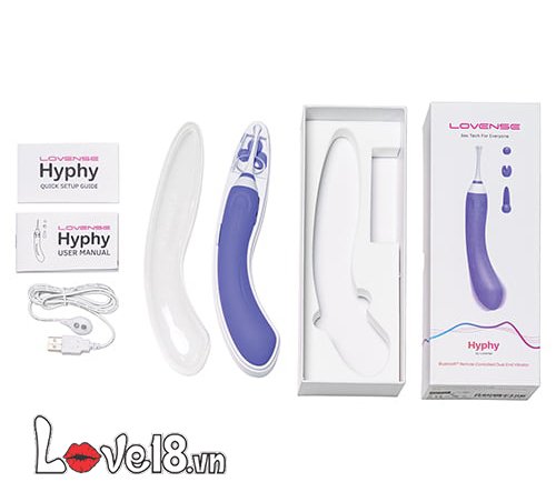 Máy massage 2 đầu Lovense Hyphy điều khiển app đa điểm rung mạnh