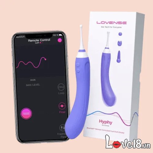 Máy massage 2 đầu Lovense Hyphy điều khiển app đa điểm rung mạnh