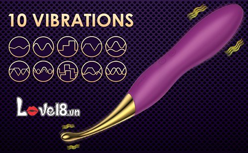 Máy massage Svakom Beatrice 2 đầu rung đa chế độ thỏa mãn phái nữ