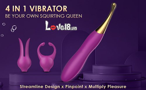 Máy massage Svakom Beatrice 2 đầu rung đa chế độ thỏa mãn phái nữ