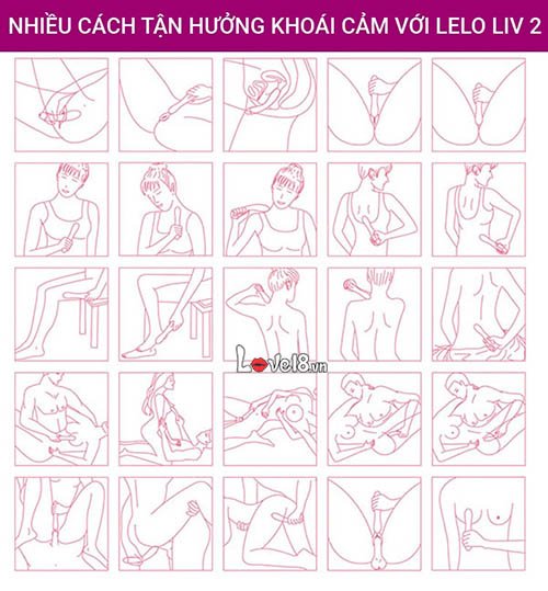 Máy massage điểm G Lelo Liv 2 cao cấp rung mạnh mẽ cảm ứng thông minh
