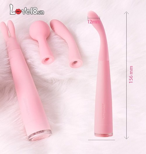 Máy massage Zemalia Lulu 3 đầu siêu êm kích thích điểm G