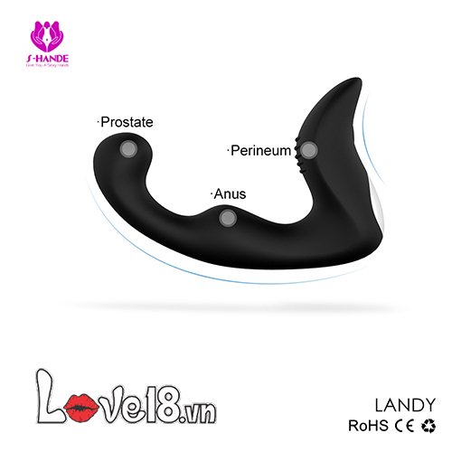 Máy massage hậu môn S-Hande Landy RCT rung đa chế độ kích thích cực mạnh