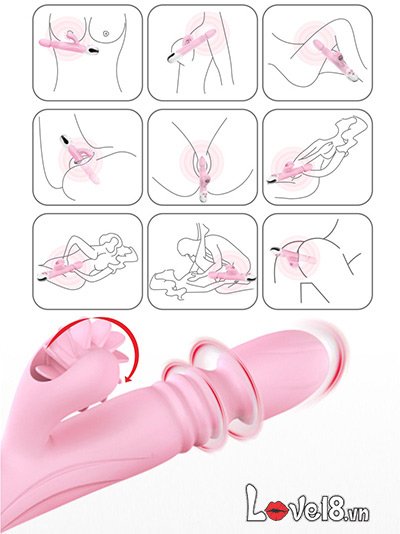 Máy mát xa điểm G âm vật XUANAI Vatero rung thụt đa chế độ hiệu quả